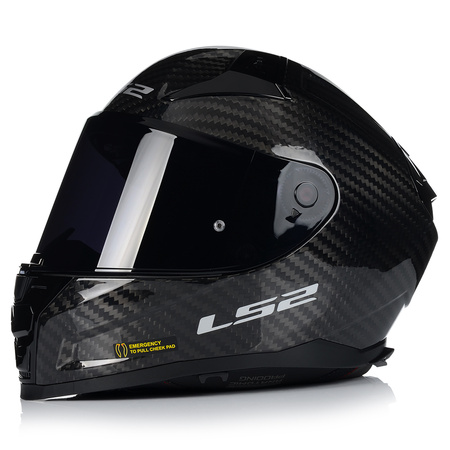 KASK MOTOCYKLOWY LS2 FF811 VECTOR II CARBON + PINLOCK + BLENDA + 2x SZYBA