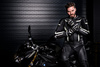 KURTKA MOTOCYKLOWA | SHIMA CHASE WHITE | MĘSKA SKÓRZANA SPORTOWA + GRATIS