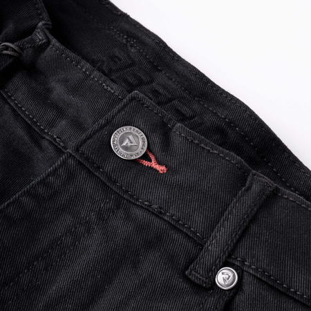 SPODNIE MOTOCYKLOWE | REBELHORN VANDAL BLACK | JEANSY MĘSKIE + GRATISY 40/34