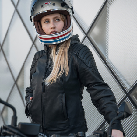 KURTKA MOTOCYKLOWA | REBELHORN IMPALA | DAMSKA SKÓRZANA CODZIENNA + GRATIS