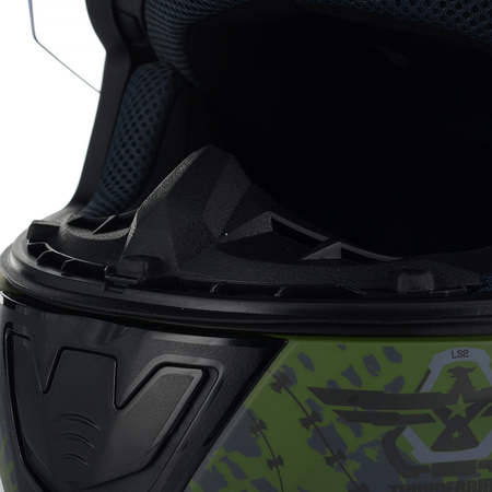 KASK MOTOCYKLOWY LS2 FF353 RAPID II THUNDER BIRDS SYSTEM PINLOCK ECER 22.06