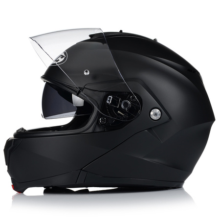 KASK MOTOCYKLOWY | HJC C91 MATT BLACK | SZCZĘKOWY SYSTEM PINLOCK + BLENDA