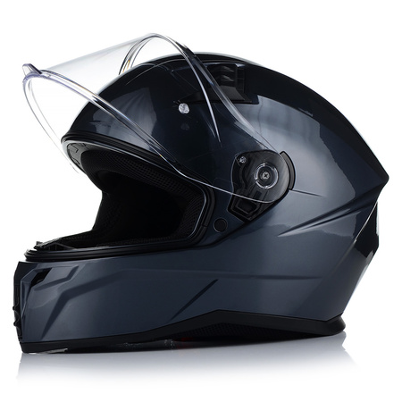 Kask motocyklowy VITO MARELLI Metal Grey – integralny, przygotowany pod Pinlock