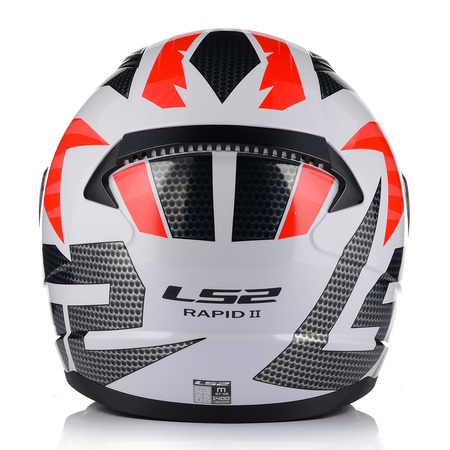 KASK MOTOCYKLOWY LS2 FF353 RAPID II GRID CZERWONY SYSTEM PINLOCK ECER 22.06