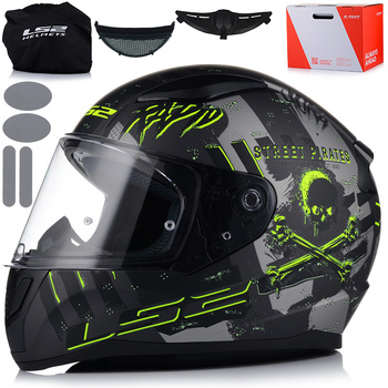 KASK LS2 FF353 RAPID II PIRATES M.TITANIUM-06