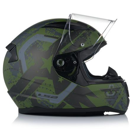 KASK MOTOCYKLOWY LS2 FF353 RAPID II THUNDER BIRDS SYSTEM PINLOCK ECER 22.06