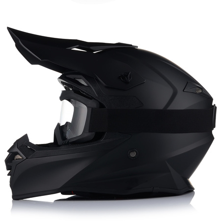 KASK MOTOCYKLOWY | VITO TIVOLI MATT | OFF-ROAD ENDURO CROSS QUAD ATV + GOGLE