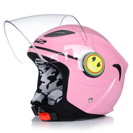 KASK MOTOCYKLOWY OTWARTY DLA DZIECI LS2 OF602 FUNNY NA SKUTER MOTOR ECE22-05