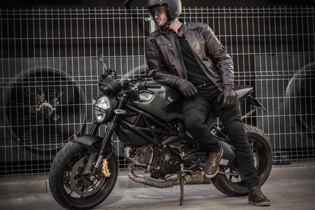 KURTKA MOTOCYKLOWA | SHIMA BLAKE BROWN | MĘSKA SKÓRZANA VINTAGE + GRATIS