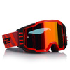 GOGLE MOTOCYKLOWE LS2 CHARGER PRO CZERWONE + 2xSZYBA LUSTRZANKA ANTIFOG