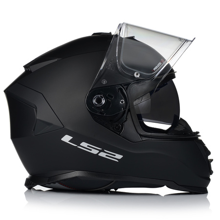 KASK MOTOCYKLOWY LS2 FF800 STORM II CZARNY MATT + INTERKOM VITO BLUETOOTH