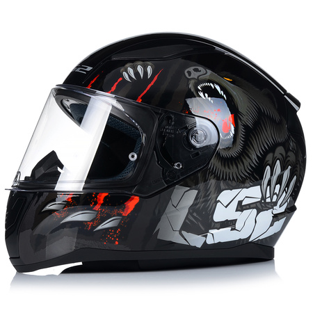 KASK MOTOCYKLOWY LS2 FF353 RAPID II CLAW SYSTEM PINLOCK ECER 22.06