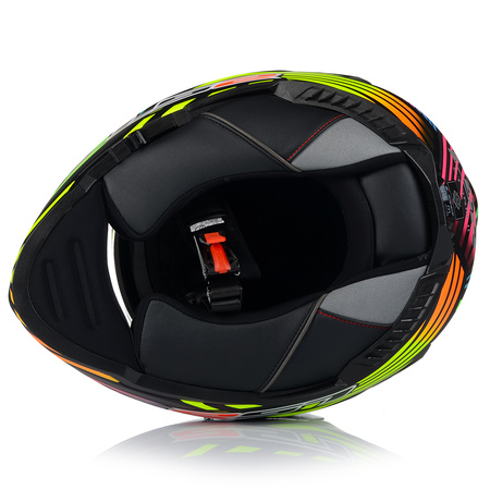 KASK MOTOCYKLOWY LS2 FF800 STORM II RAINBOW + PINLOCK + BLENDA ECER 22.06