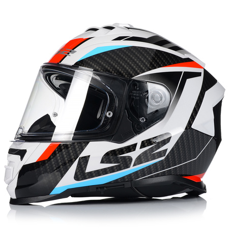 KASK MOTOCYKLOWY LS2 FF800 STORM II RACER + PINLOCK + BLENDA ECER 22.06