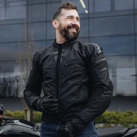 KURTKA MOTOCYKLOWA | REBELHORN VANDAL TJ | TEKSTYLNA DŁUGA MĘSKA + GRATISY