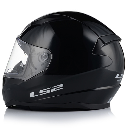 KASK MOTOCYKLOWY LS2 FF353 RAPID II CZARNY POŁYSK + INTERKOM VITO BLUETOOTH