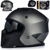 KASK MOTOCYKLOWY | VITO BRUZANO TITAN | OTWARTY + ODPINANA SZCZĘKA + BLENDA