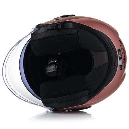 OTWARTY KASK MOTOCYKLOWY LS2 OF620 DAMSKI RÓŻOWY ŚLICZNY 22.06 + BLENDA