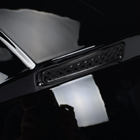 INTEGRALNY KASK MOTOCYKLOWY ZAMKNIĘTY NA MOTOR SKUTER AWINA CZARNY POŁYSK