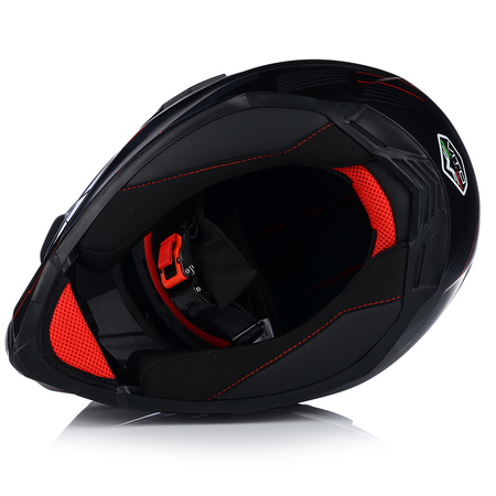 KASK MOTOCYKLOWY | VITO MOLINO RED | ENDURO CROSS QUAD ATV + SZYBA + BLENDA 