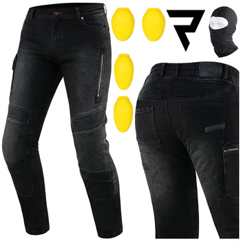 SPODNIE MOTOCYKLOWE | REBELHORN VANDAL DENIM | JEANSY MĘSKIE + GRATISY
