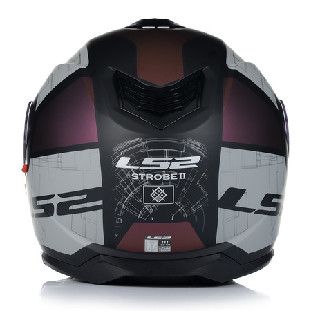 KASK MOTOCYKLOWY | LS2 FF908 STROBE II | SZCZĘKOWY SYSTEM PINLOCK + BLENDA