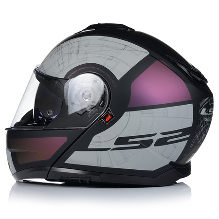 KASK MOTOCYKLOWY | LS2 FF908 STROBE II | SZCZĘKOWY SYSTEM PINLOCK + BLENDA