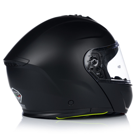 KASK MOTOCYKLOWY | VITO FURIO BLACK MAT | SZCZĘKOWY SYSTEM PINLOCK + BLENDA