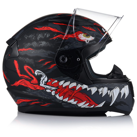 KASK MOTOCYKLOWY LS2 FF353 RAPID II KAIJU MATOWY SYSTEM PINLOCK ECER 22.06