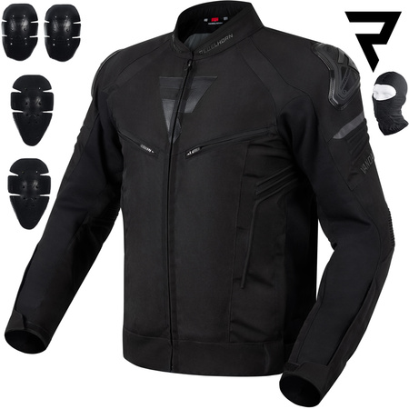 KURTKA MOTOCYKLOWA | REBELHORN VANDAL TJ | TEKSTYLNA DŁUGA MĘSKA + GRATISY