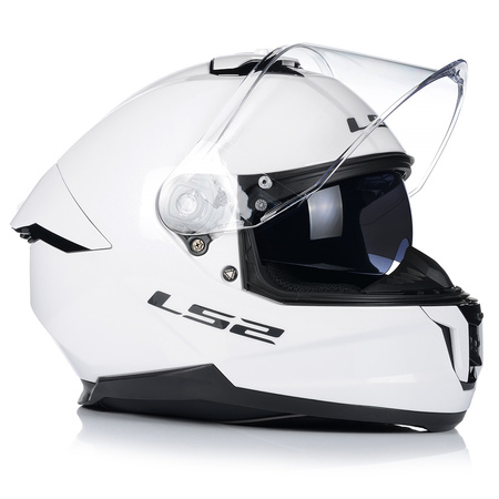 KASK MOTOCYKLOWY LS2 FF808 STREAM II SOLID KEVLAR SYSTEM PINLOCK + BLENDA 