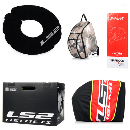 KASK MOTOCYKLOWY | LS2 FF906 ADVANT COOPER | SZCZĘKOWY + PINLOCK + PLECAK 