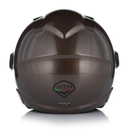 KASK MOTOCYKLOWY OTWARTY | VITO SARENTA | SKUTER CHOPPER ECE 22.06 + BLENDA