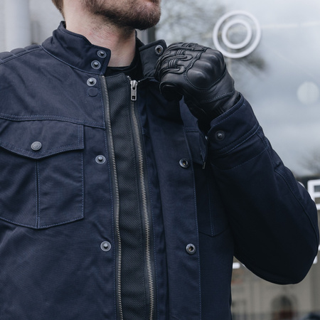 KURTKA MOTOCYKLOWA | REBELHORN HUNTER | TEKSTYLNA MĘSKA KLASYCZNA + GRATISY