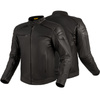 KURTKA MOTOCYKLOWA | SHIMA BLAKE BLACK | MĘSKA SKÓRZANA VINTAGE + GRATIS