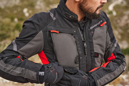 KURTKA MOTOCYKLOWA | SHIMA HERO 2.0 RED | MĘSKA TURYSTYCZNA DŁUGA + GRATIS