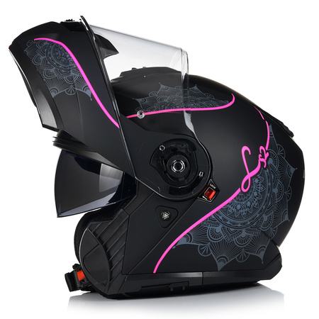 KASK MOTOCYKLOWY | LS2 FF908 STROBE II | SZCZĘKOWY SYSTEM PINLOCK + BLENDA