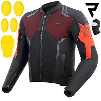 KURTKA MOTOCYKLOWA | REBELHORN JAX | TEKSTYLNA MĘSKA + OCHRANIACZE + GRATISY
