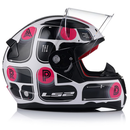 KASK MOTOCYKLOWY LS2 FF353 RAPID BRICK DAMSKI INTEGRALNY SYSTEM PINLOCK