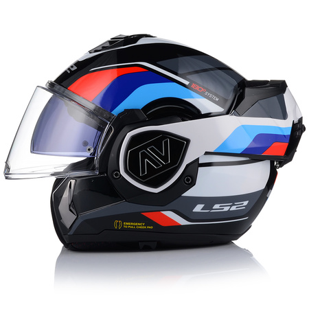 KASK LS2 FF906 ADVANT SPORT BLACK BLUE RED 06