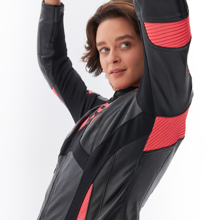 KURTKA MOTOCYKLOWA | REBELHORN REBEL LADY | DAMSKA SKÓRZANA SAS-TEC + GRATIS