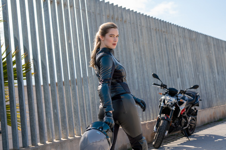 SPODNIE MOTOCYKLOWE | SHIMA MONACO 2.0 | DAMSKIE SKÓRZANE + OCHRANIACZE CE