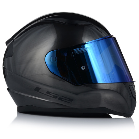 KASK MOTOCYKLOWY LS2 FF353 RAPID II JEANS TITANIUM + NIEBIESKA SZYBA 3XL