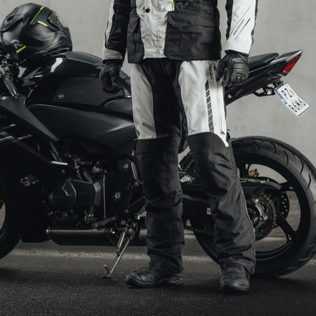 SPODNIE MOTOCYKLOWE | REBELHORN HIKER III | TEKSTYLNE WODOODPORNE + GRATISY S