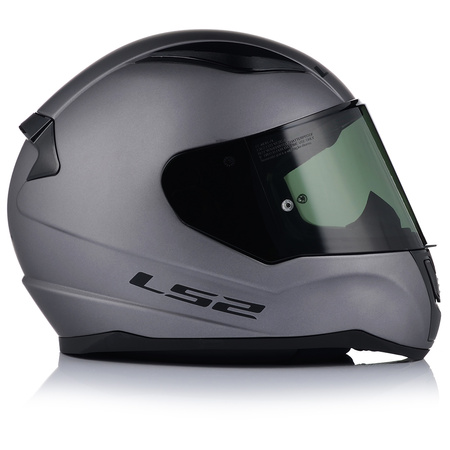KASK MOTOCYKLOWY LS2 FF353 RAPID II SZARY MAT ECE 22.06 + PRZYCIEMNIANA SZYBA