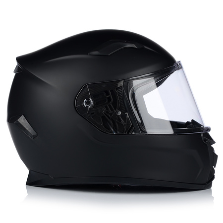 KASK MOTOCYKLOWY | VITO DUOMO MATT BLACK | INTEGRALNY CZARNY MATT
