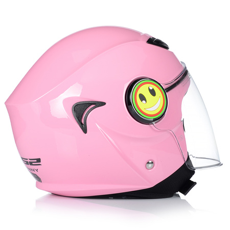 KASK MOTOCYKLOWY OTWARTY DLA DZIECI LS2 OF602 FUNNY NA SKUTER MOTOR ECE22-05