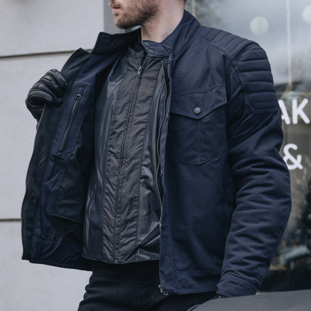 KURTKA MOTOCYKLOWA | REBELHORN HUNTER | TEKSTYLNA MĘSKA KLASYCZNA + GRATISY