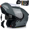 KASK MOTOCYKLOWY | VITO FURIO NARDO GREY | SZCZĘKOWY SYSTEM PINLOCK +BLENDA 
