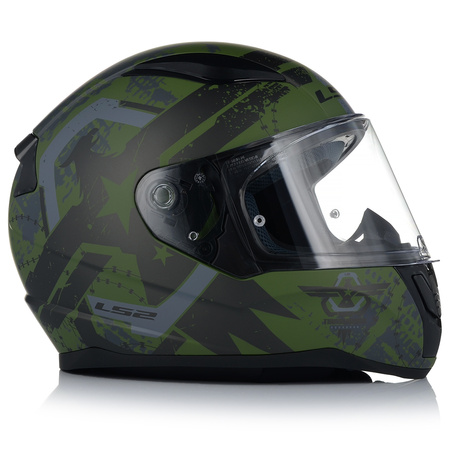 KASK MOTOCYKLOWY LS2 FF353 RAPID II THUNDER BIRDS SYSTEM PINLOCK ECER 22.06